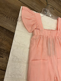 Girls Pink Romper