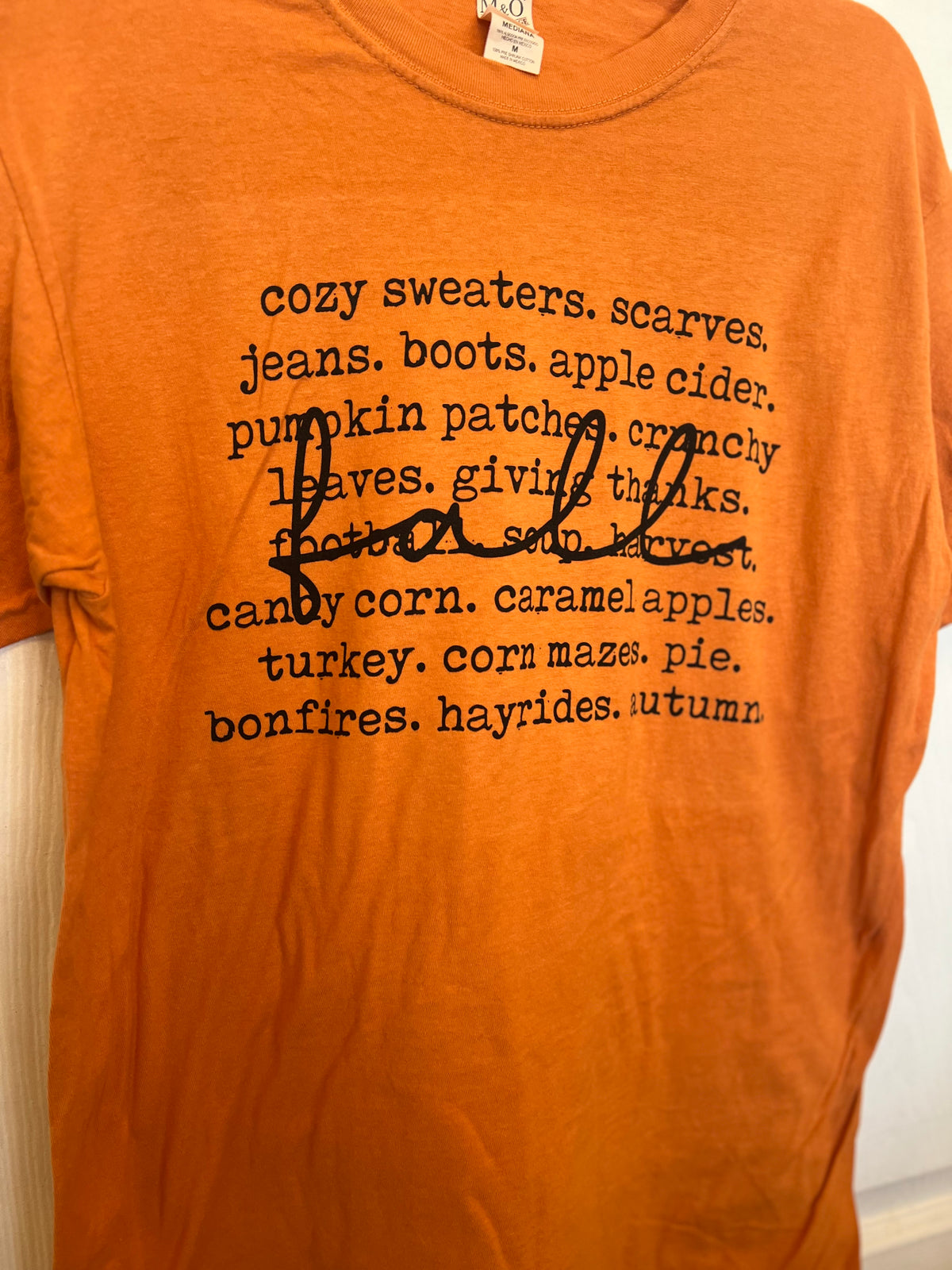 Orange Fall Tee