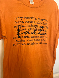 Orange Fall Tee