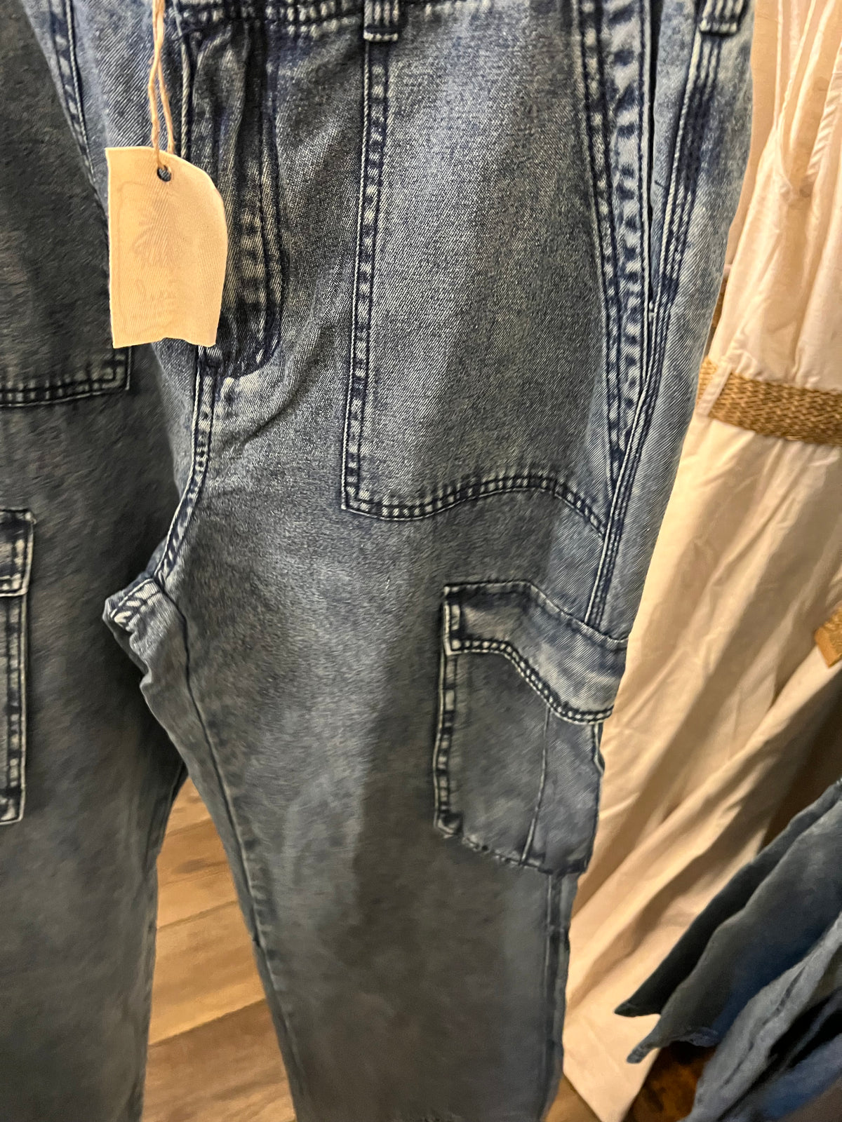 Denim Cargo Pant