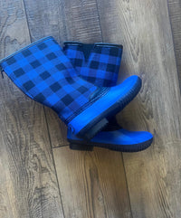 Girls Plaid boot