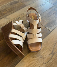 Bone Wedge Sandal