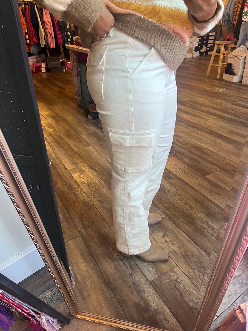 White Cargo Jean