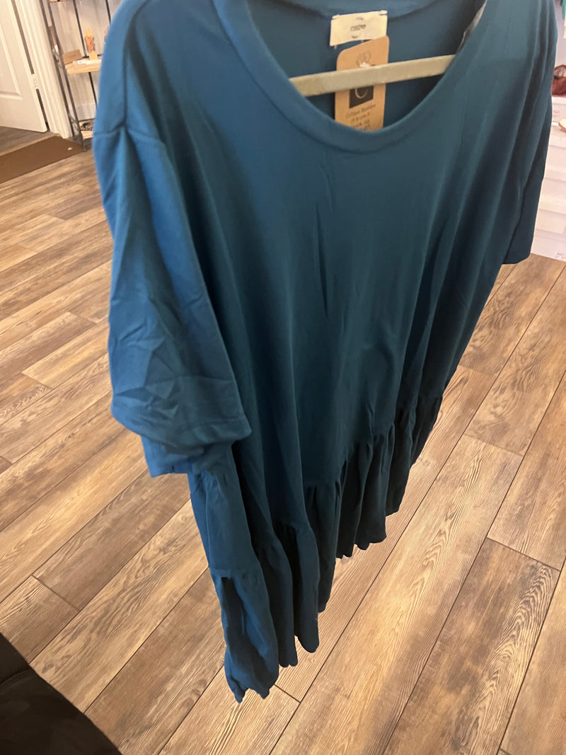 Teal Cindy Top