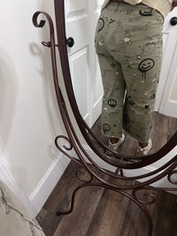 Olive Print Pant