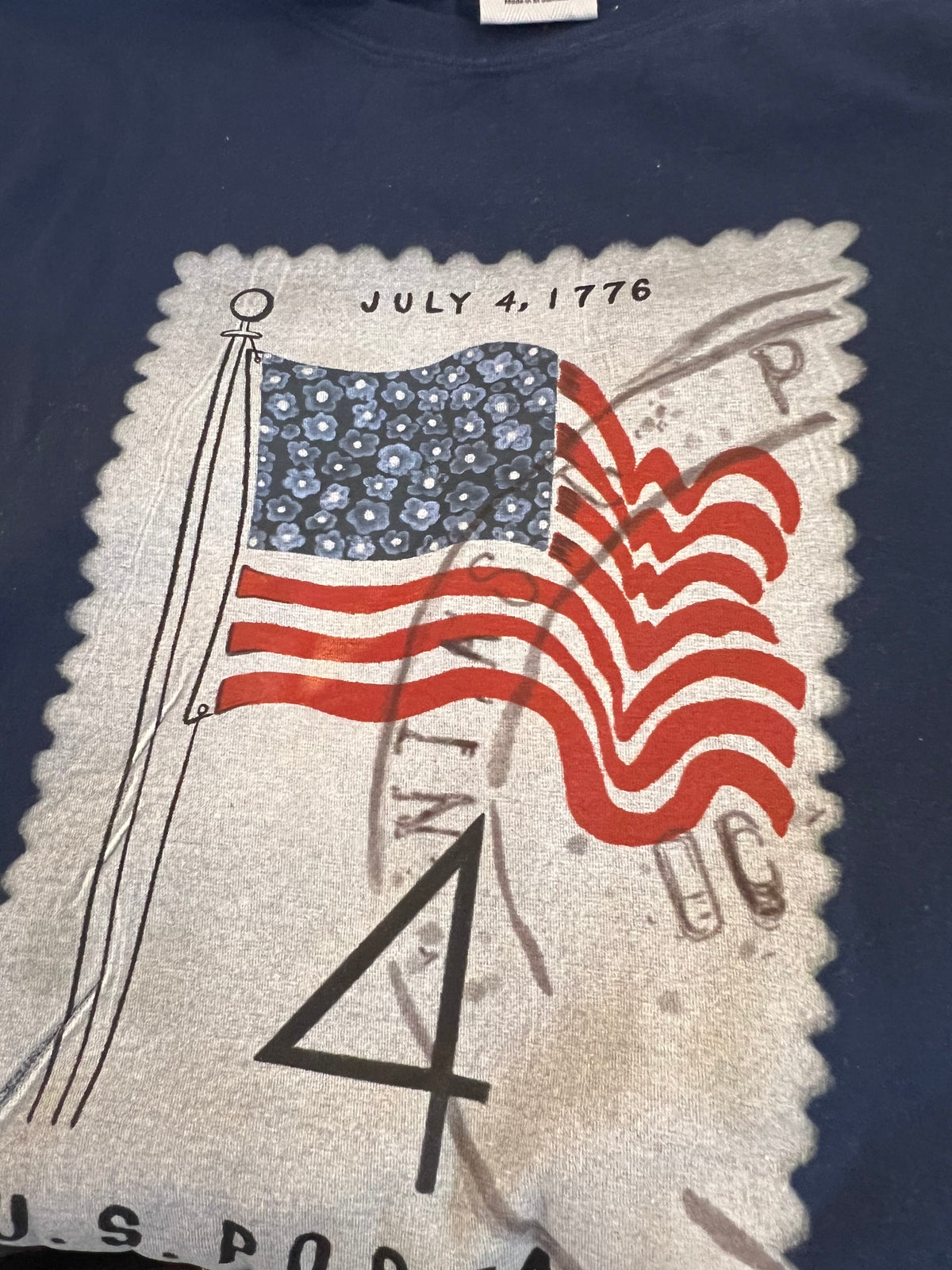 Stamps Flag Tee