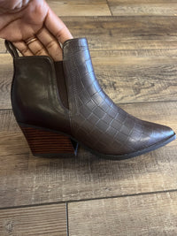 Dark Brown Bootie