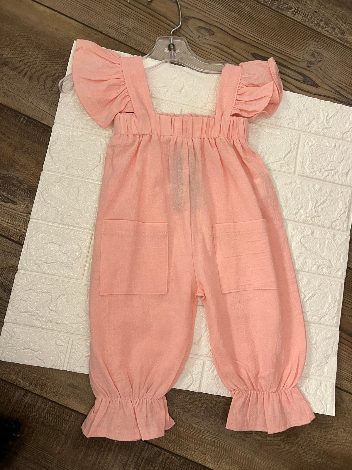 Girls Pink Romper