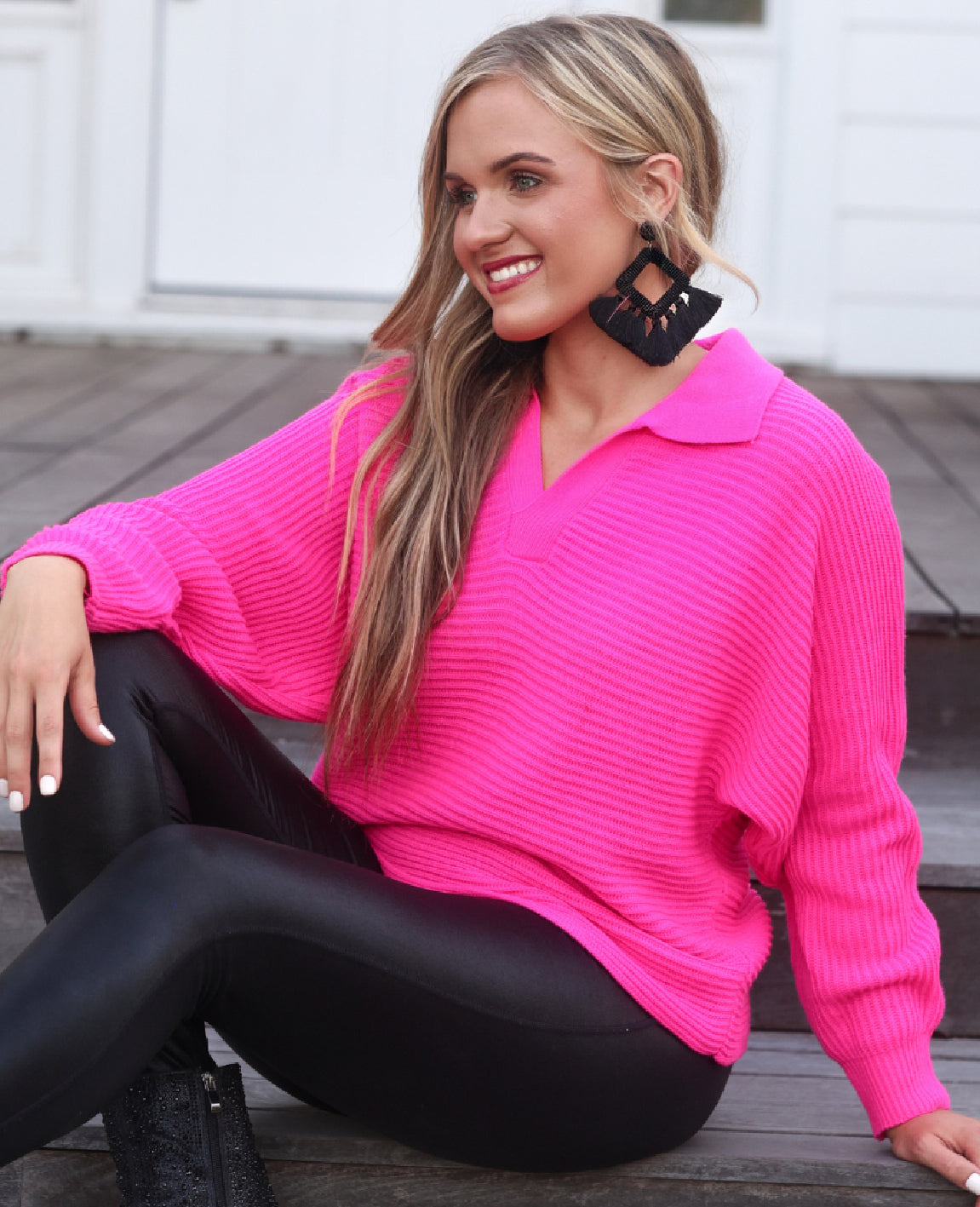 Pink Zander Sweater