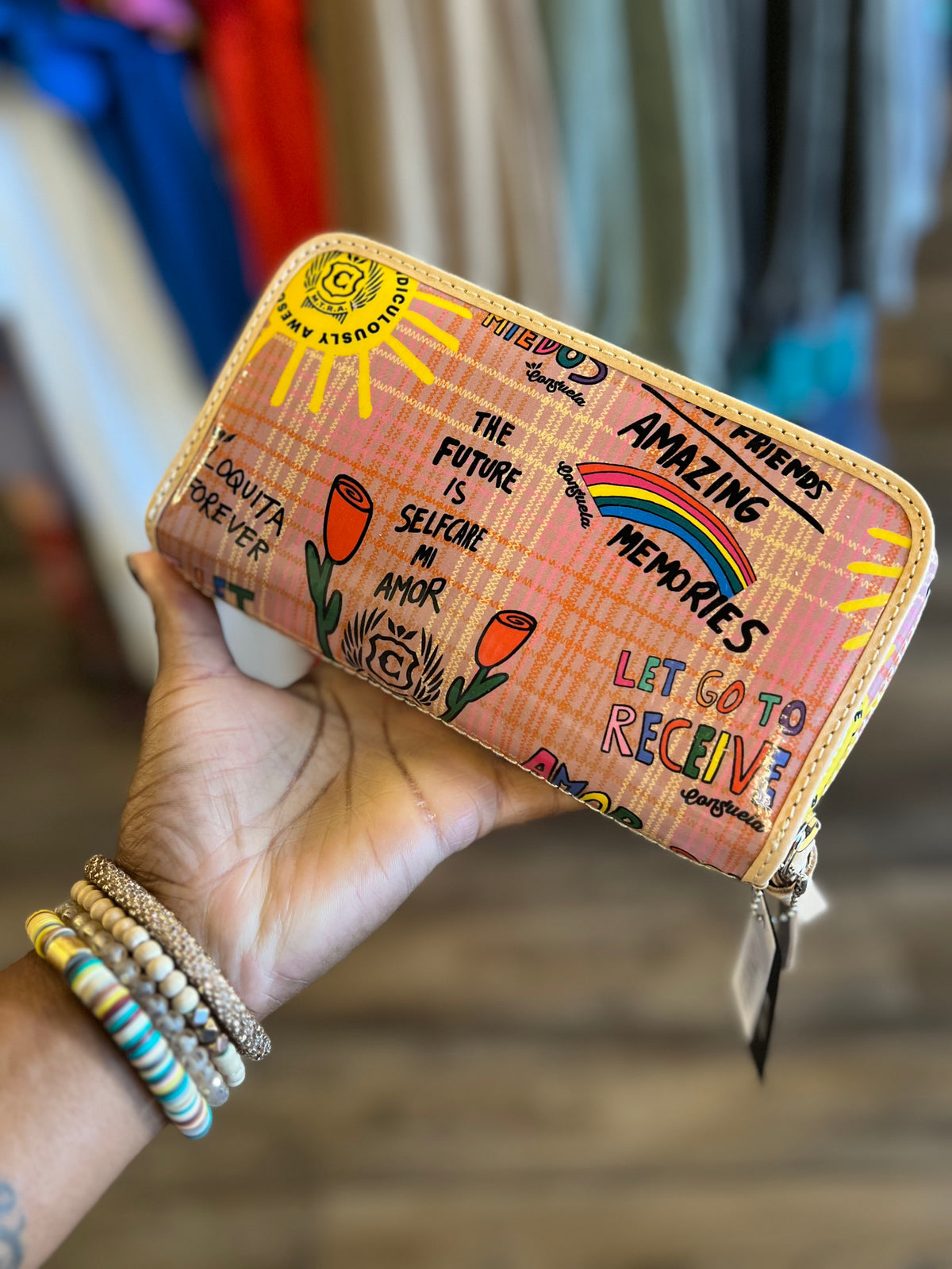 Consuela Nudie Wristlet Wallet