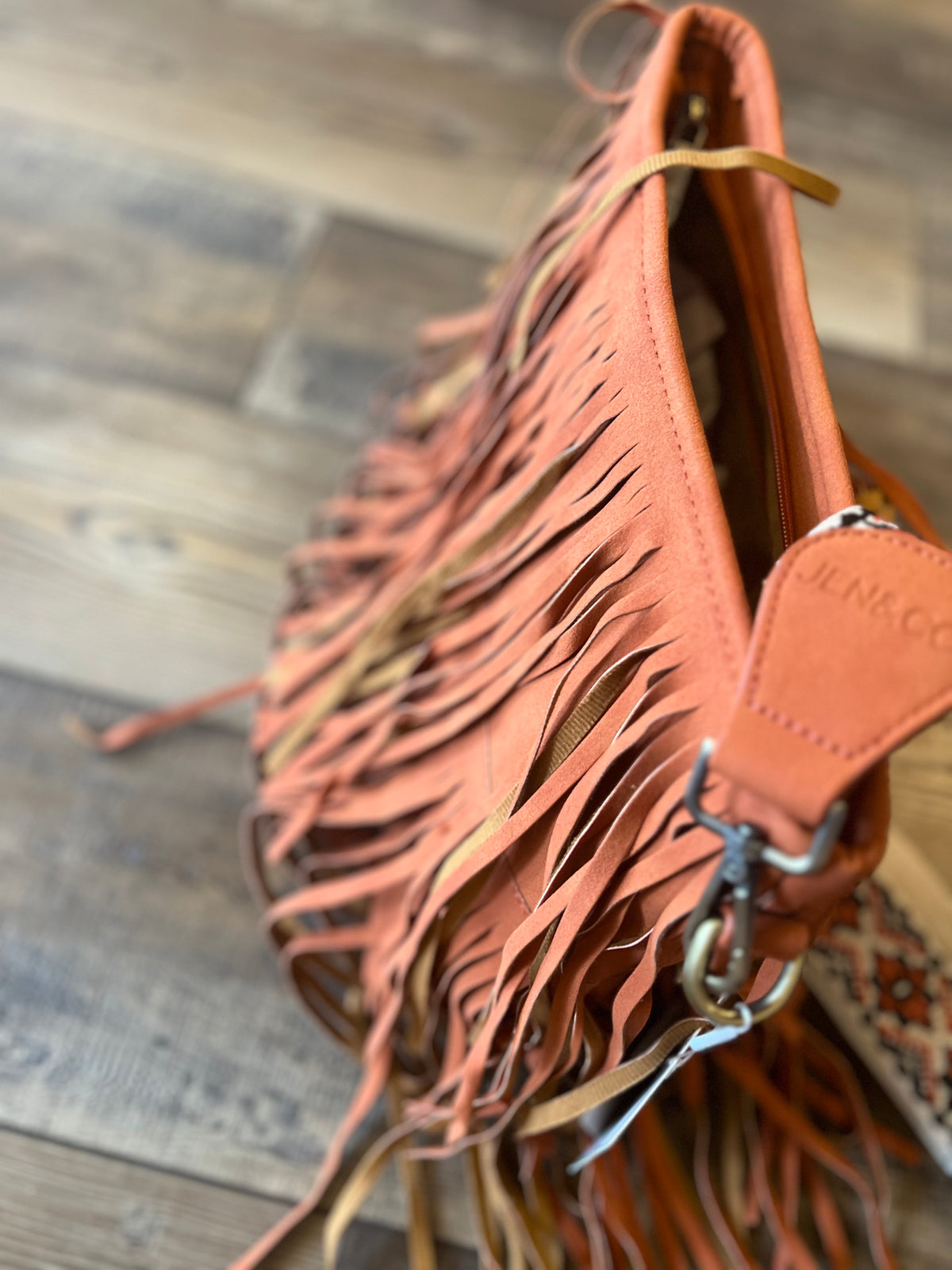 Brick Fringe Crossbody