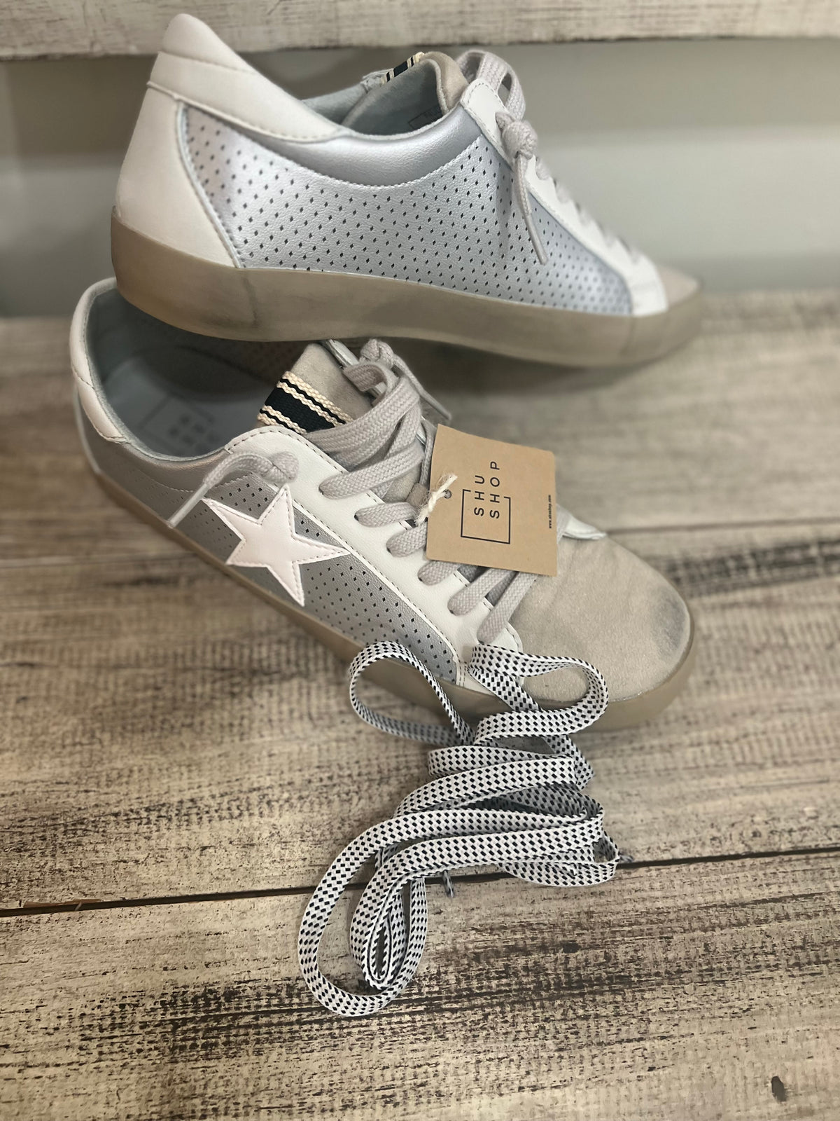 SS Silver Perf Sneaker