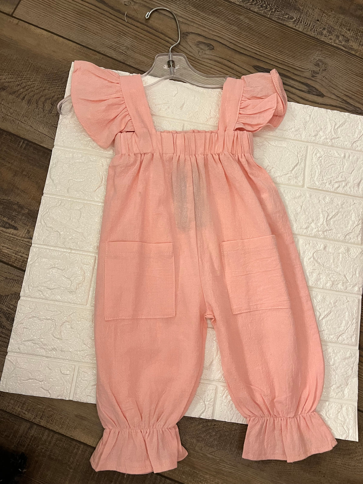 Girls Pink Romper