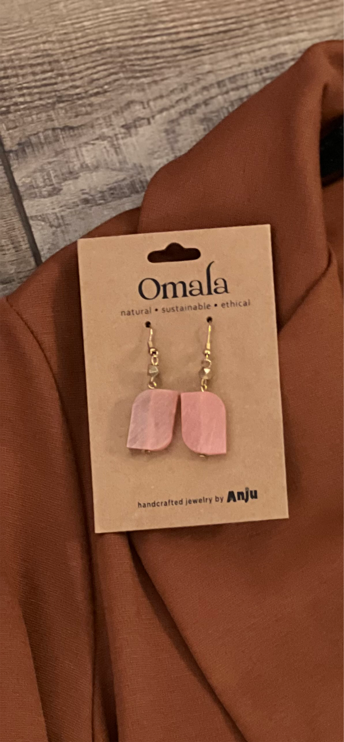 Pink Omala Earrings