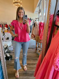 Pink Ruffle Top3