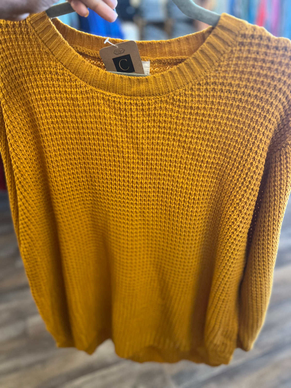 Mustard Pullover Sweater