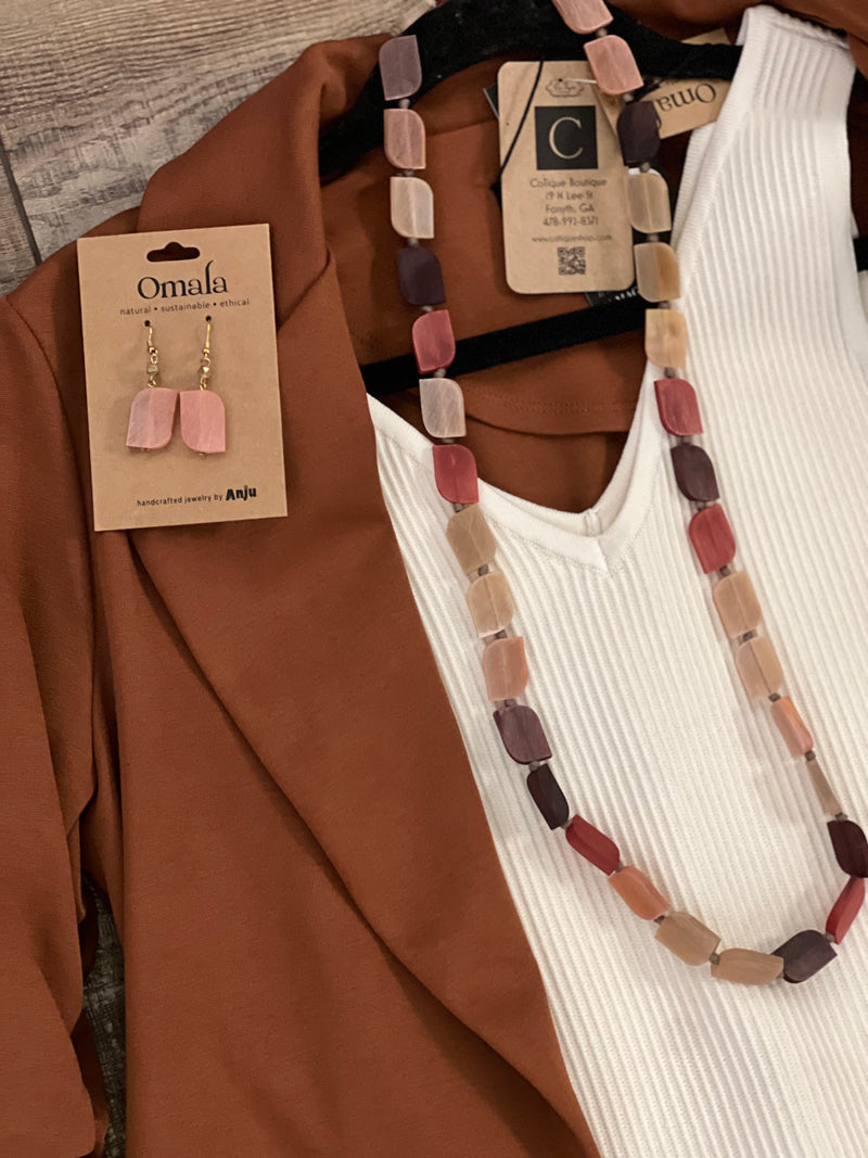 Pink Omaha Necklace