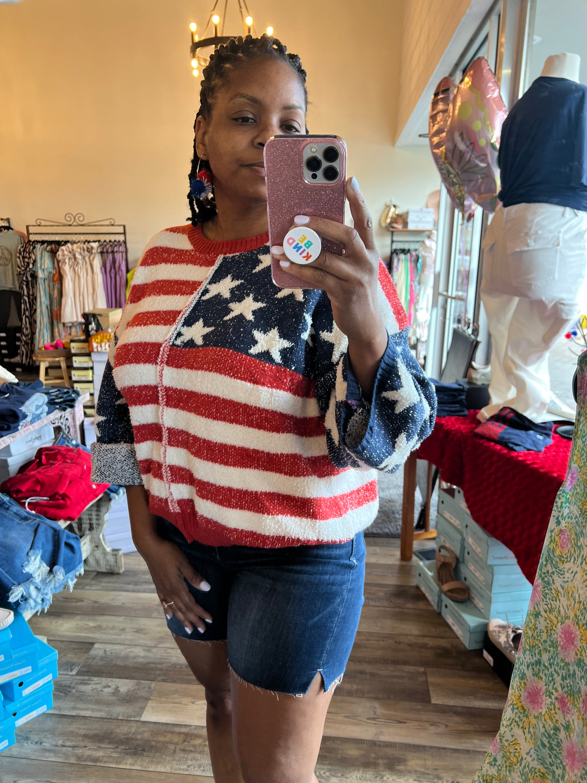 Flag sweater