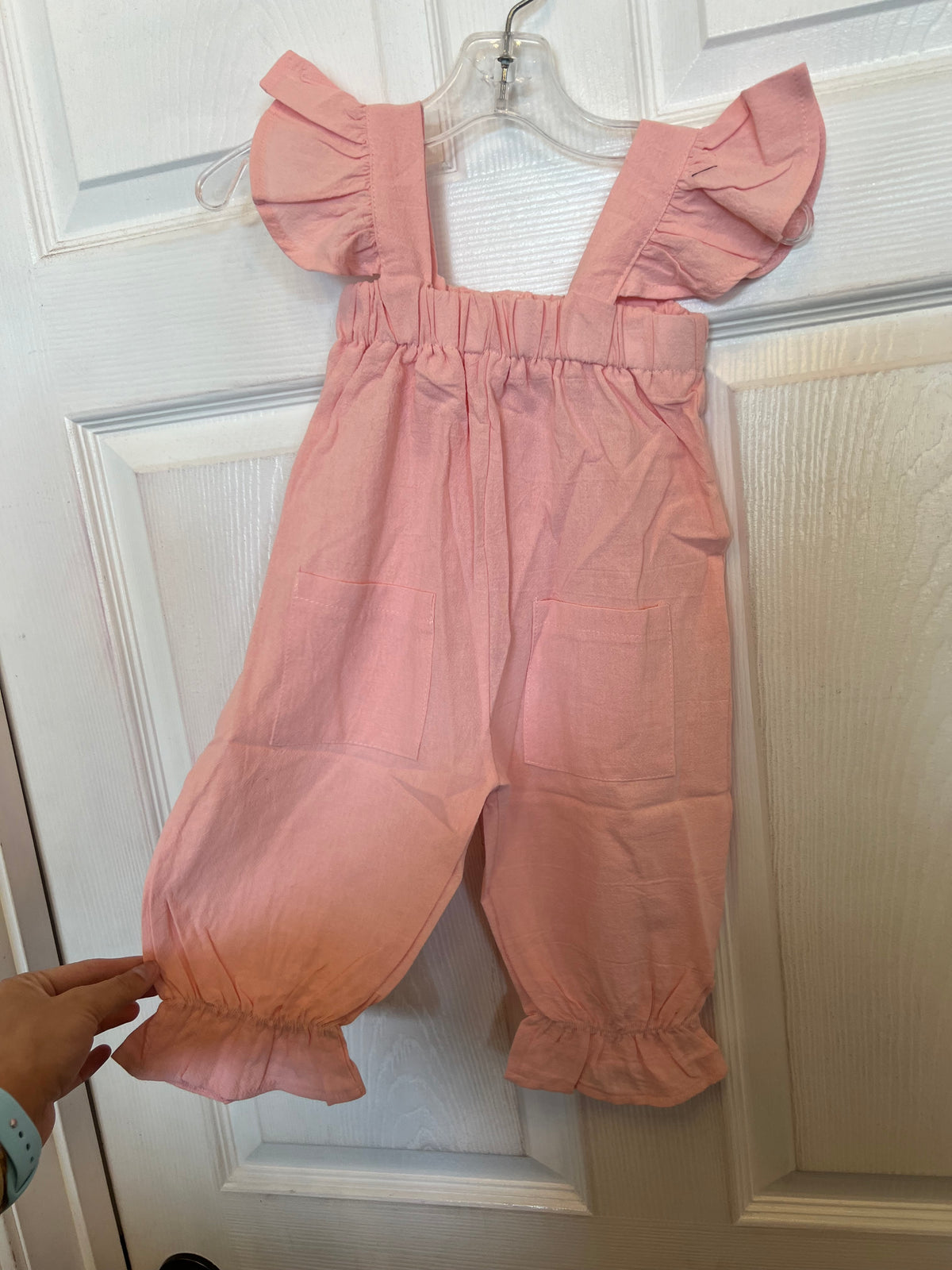 Girls Pink Romper