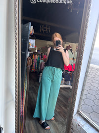 Green Terry Pant