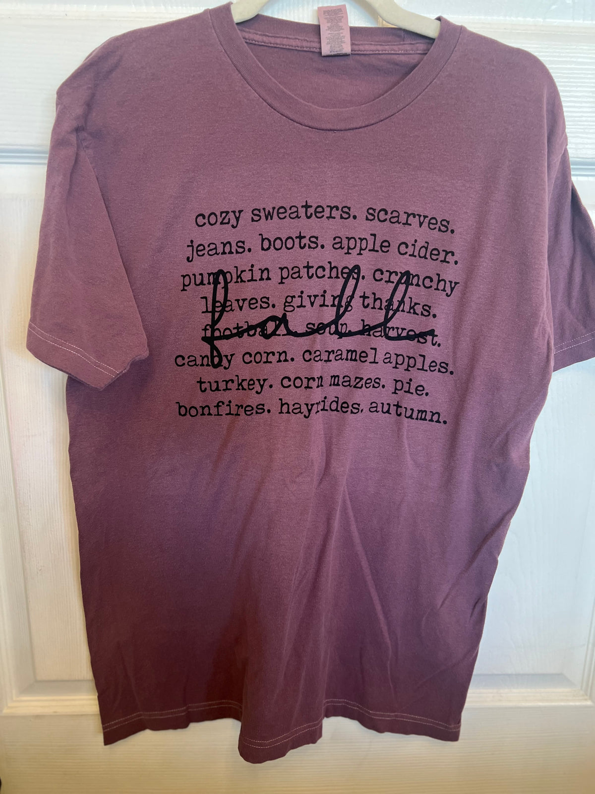 Plum Fall Tee