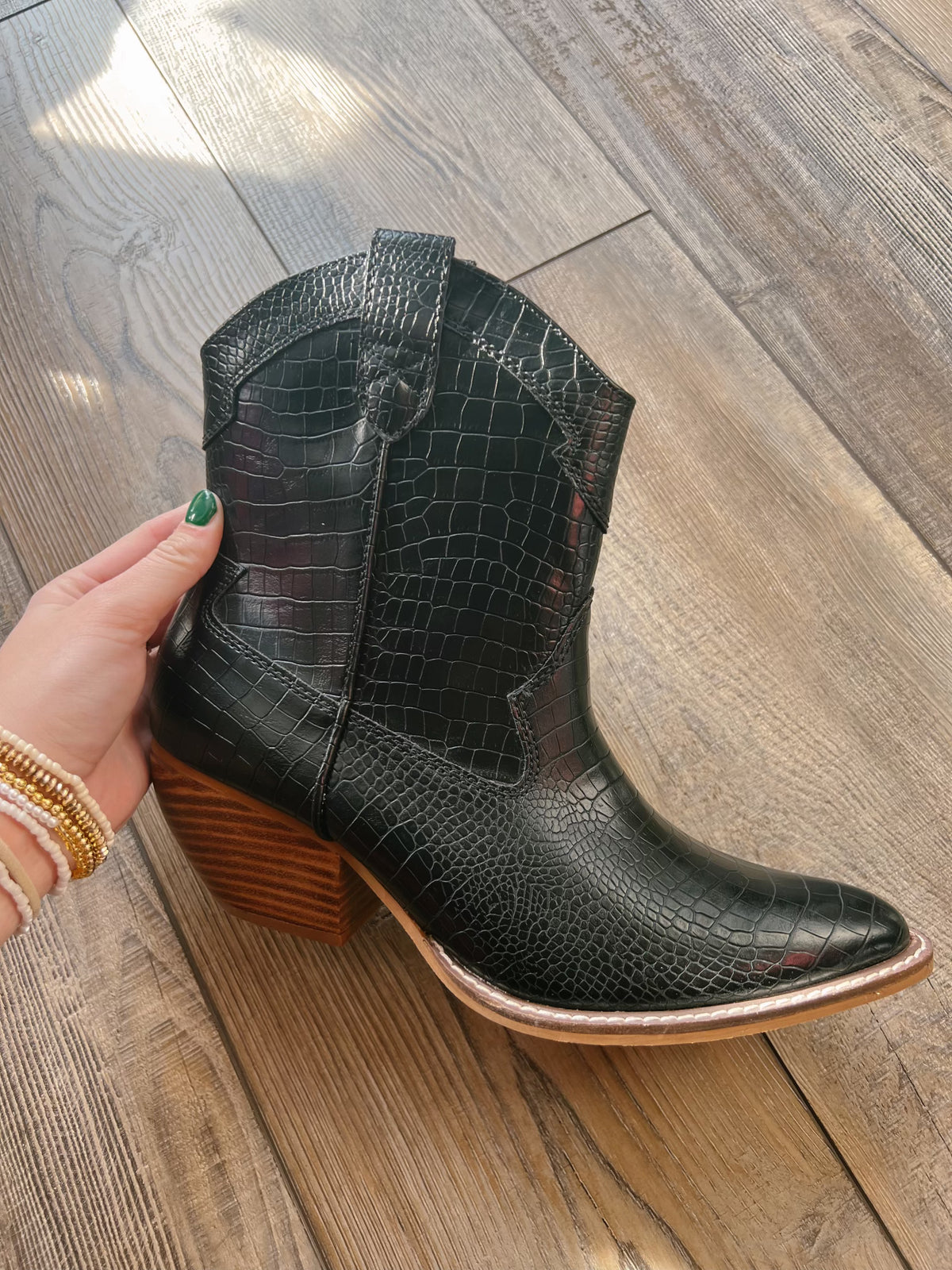 Black Western Boot