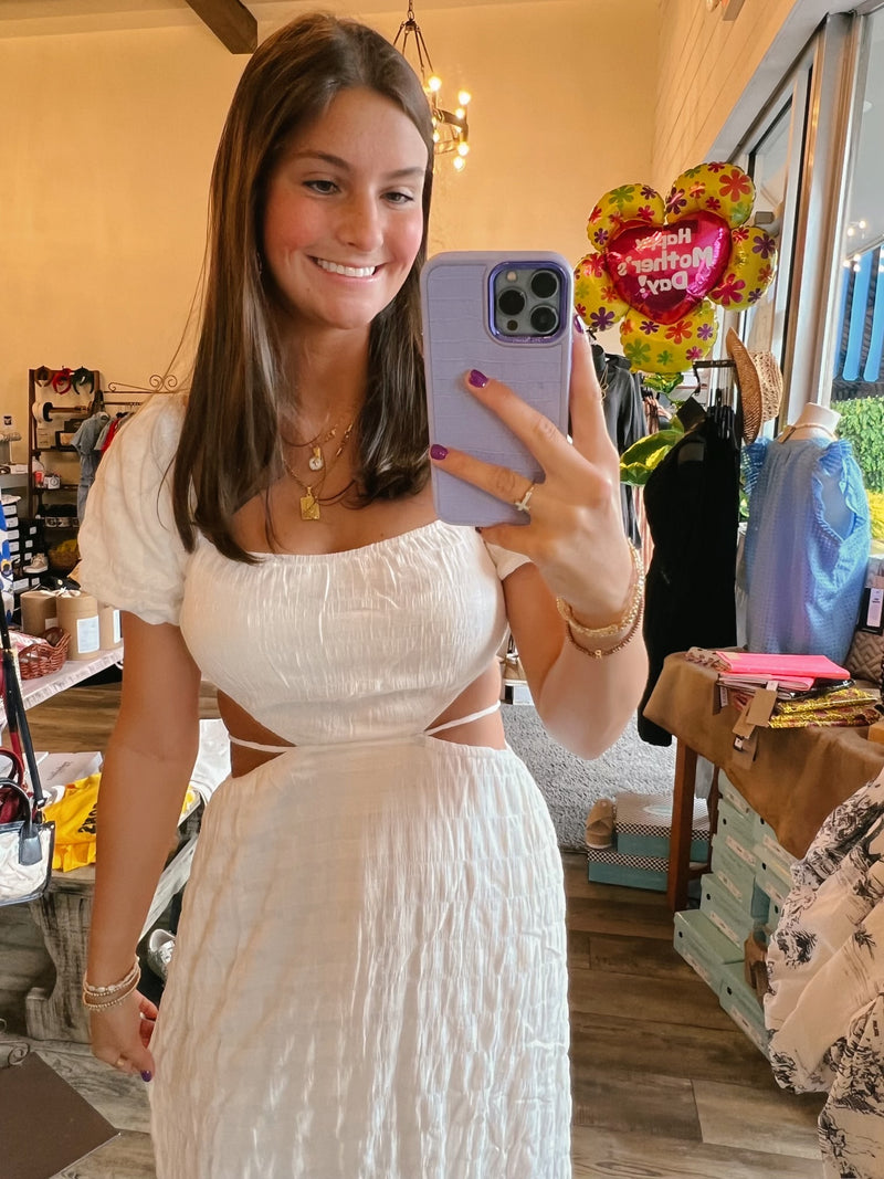 White Sides Dress