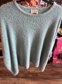 Blue Fuzzy Sweater