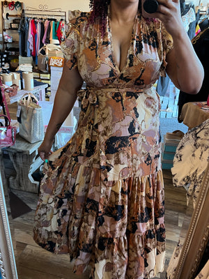 Brownie Wrap Dress