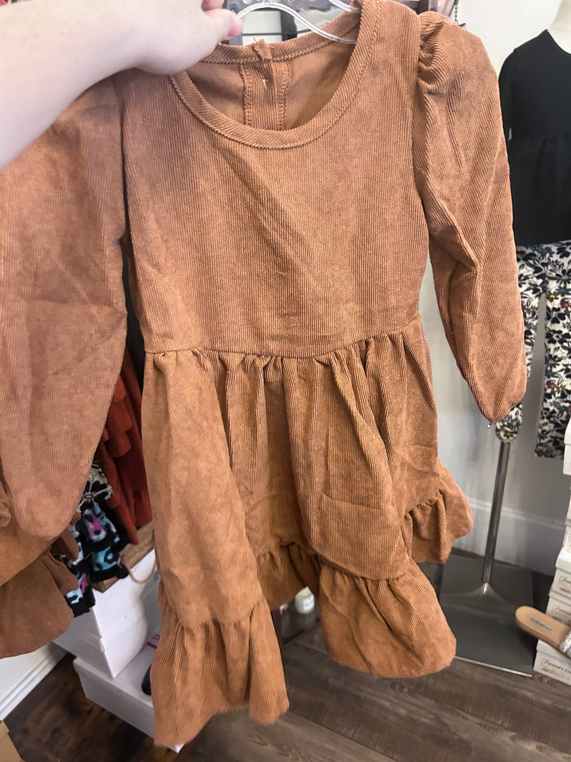 Girls Brown Dress