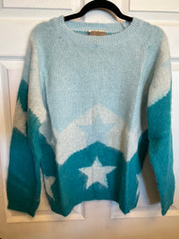 Turq Star Sweater