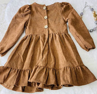 Girls Brown Dress