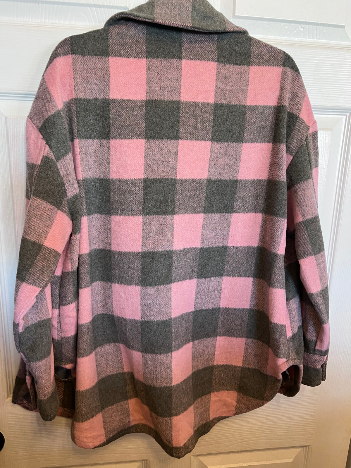 Pink Plaid Jacket