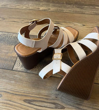 Bone Wedge Sandal