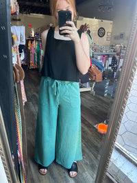 Green Terry Pant