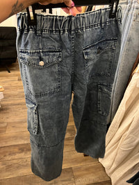 Denim Cargo Pant