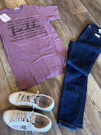 Plum Fall Tee