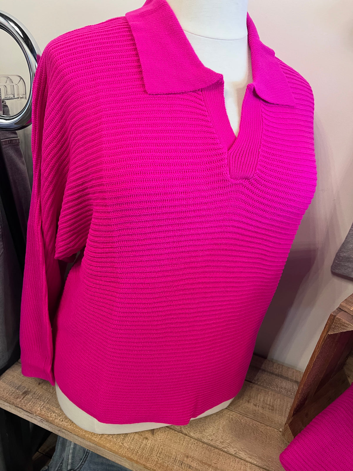 Pink Zander Sweater