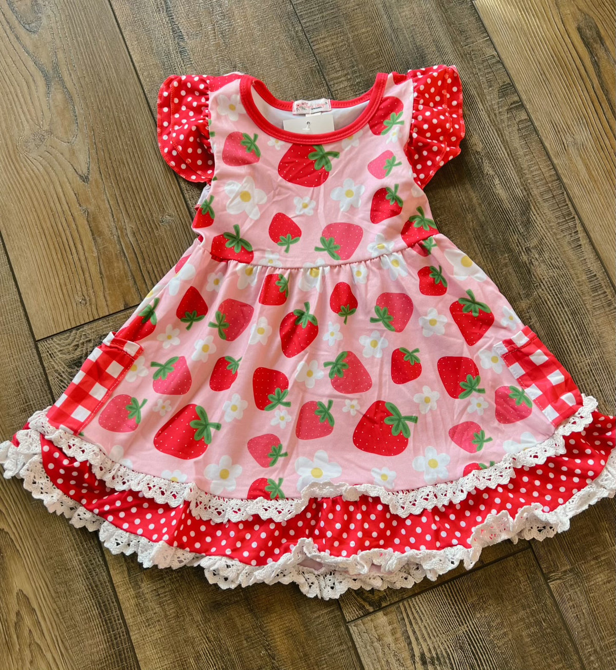 Girls Strawberry2 Dress