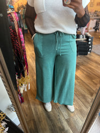 Green Terry Pant