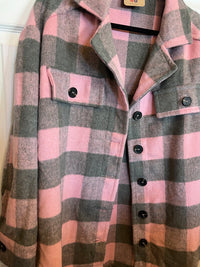 Pink Plaid Jacket