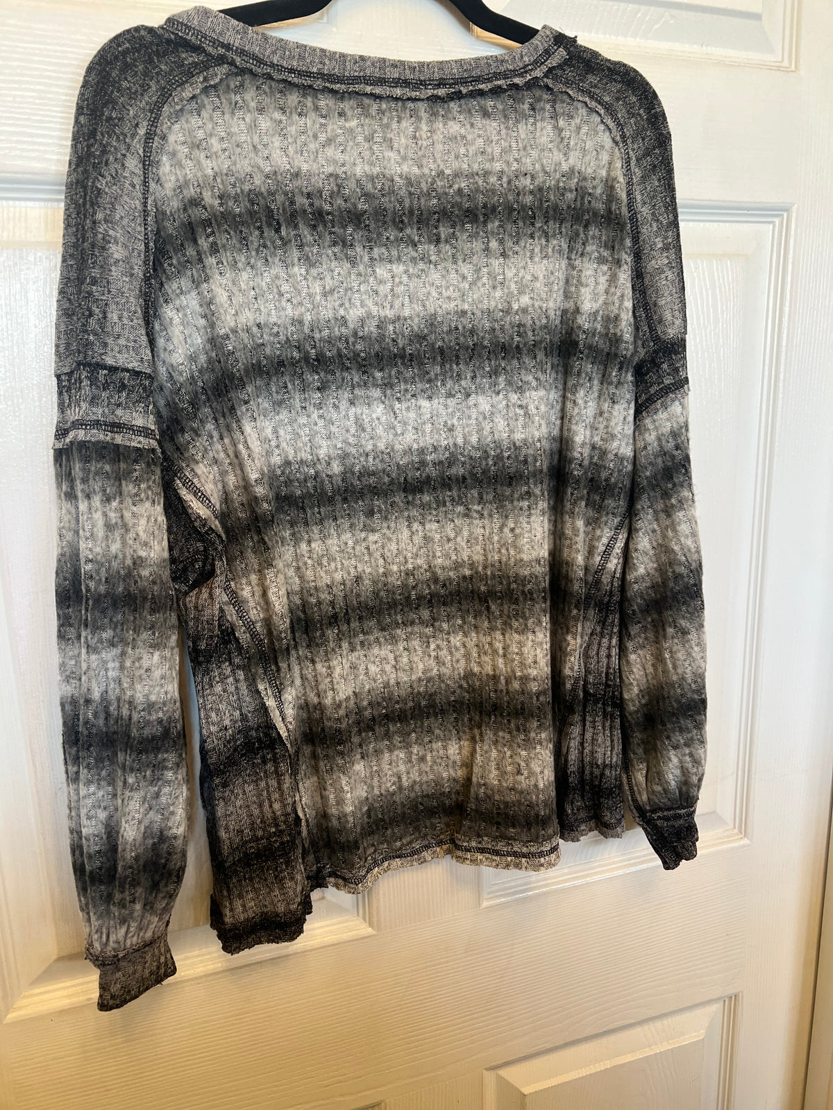 Grayed Stripe Top