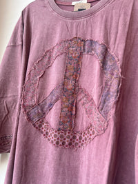 Mauve Peace Top