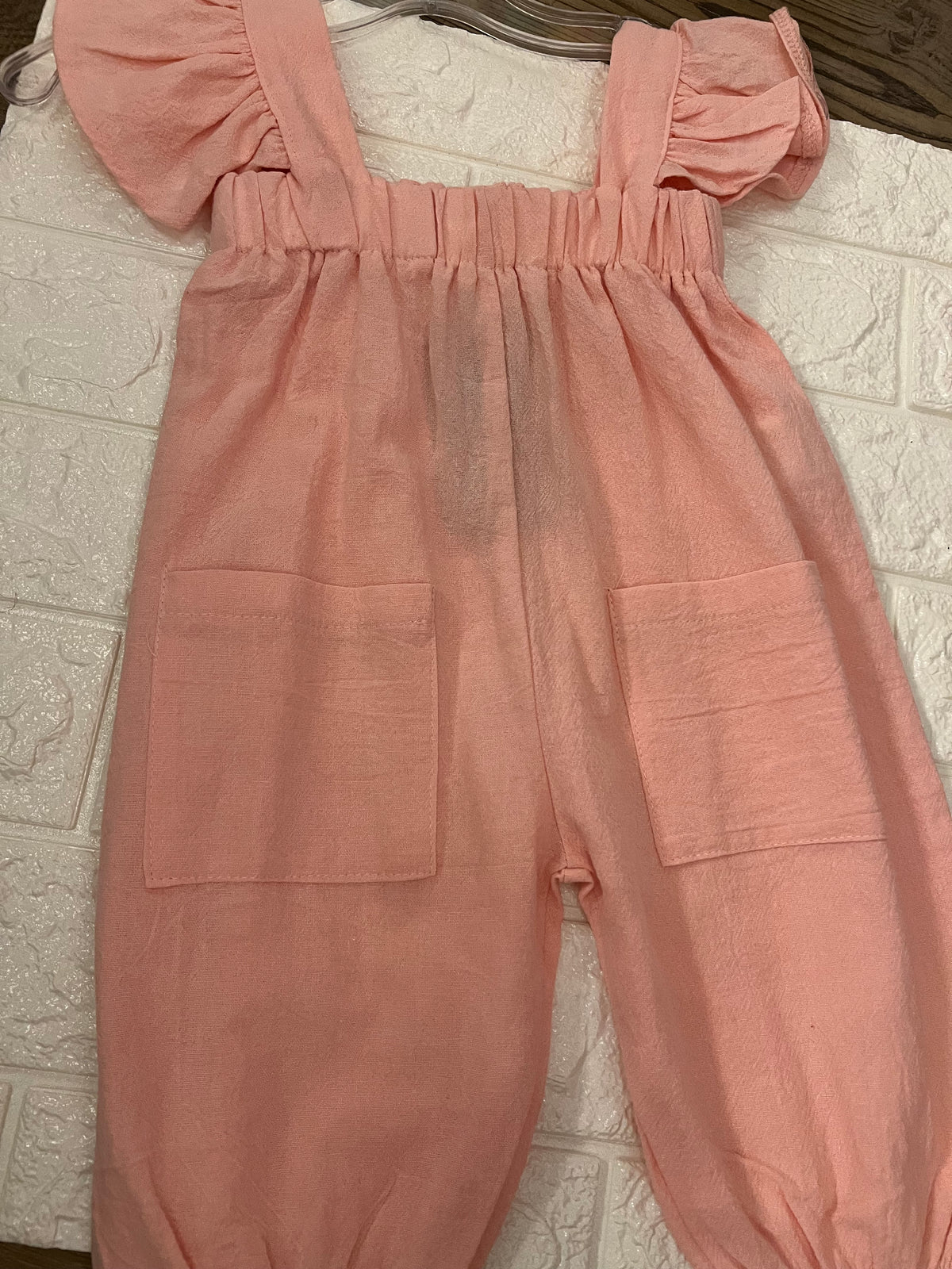 Girls Pink Romper