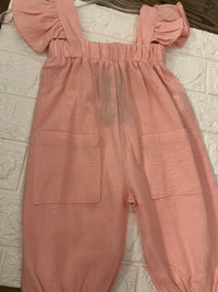 Girls Pink Romper