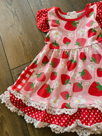 Girls Strawberry2 Dress