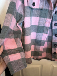 Pink Plaid Jacket