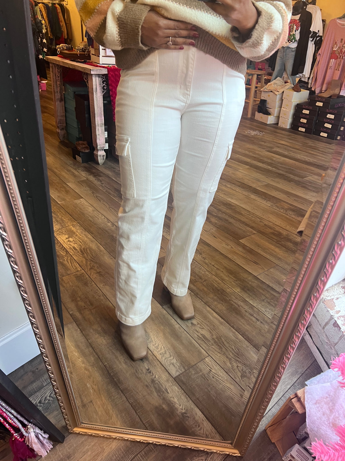 White Cargo Jean