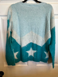 Turq Star Sweater