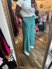 Green Terry Pant